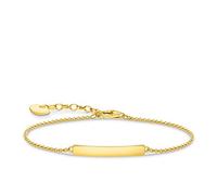THOMAS SABO Bracciale da donna in argento 925 32017934, 16 cm, Argento sterling placcato oro, Non pertinente.
