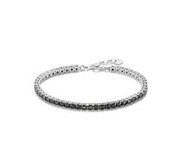 THOMAS SABO Bracciale da donna in argento con zirconi 21, nero 32032259