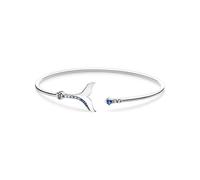THOMAS SABO - Bracciale da Donna in Argento Sterling - Argento - Blu Scuro e Blu Chiaro Spinello Ar109-644-1-L17 - -Accessories -Donna -Grigio -ONE SIZE