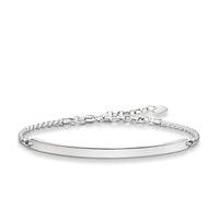 Thomas Sabo Bracciale da donna Love Bridge argento 925 zirconi neri 18 cm - LBA0008-001-12-L18v