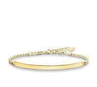 Thomas Sabo Bracciale da donna Love Bridge argento placcato oro 21 cm - LBA0008-413-12-L21v