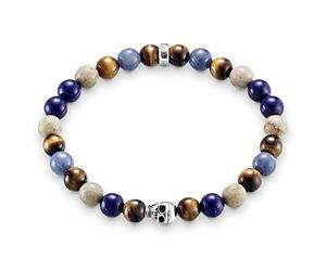 Thomas Sabo bracciale da donna uomo teschio Ribelle nel cuore argento sterling 925 lunghezza 19 cm A1532-926-7-L19