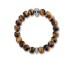 Thomas Sabo Bracciale Elastico Uomo Argento A1701-826-2-L16