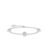 THOMAS SABO Bracciale Glam & Soul Classic Pavé, 19.00 cm, Argento sterling, Zirconia cubica