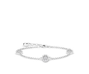 THOMAS SABO Bracciale Glam & Soul Classic Pavé, 19.00 cm, Argento sterling, Zirconia cubica