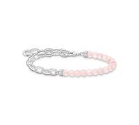 Thomas Sabo Bracciale in argento sterling 925 con perline di quarzo rosa, A2098-034-9, Kleine, Argento sterling, Nessuna pietra preziosa