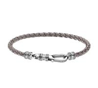 THOMAS SABO - Bracciale in Pelle Intrecciata - - Accessories - unisex - Grigio - ONE SIZE