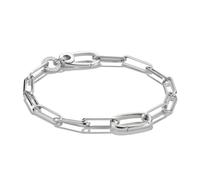 THOMAS SABO Bracciale in stile PaperClip con Connect Glied - Argento 925 combinabile individualmente, 19 cm, Argento sterling, Nessuna pietra preziosa