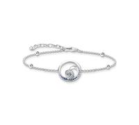 THOMAS SABO - Bracciale Onda con Pietre Blu- Argento A2045-644-1-L19V - - Accessories - Donna - Grigio - ONE SIZE
