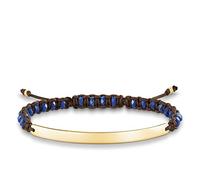 Thomas Sabo Bracciale Placcato Oro Giallo 18 Carati da Donna Argento Sterling 925