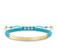 Thomas Sabo Bracciale Placcato Oro Giallo 18 Carati da Donna Argento Sterling 925