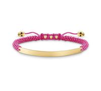 THOMAS SABO - Bracciale Rosa/Oro con Accenti in Nylon - - Accessories - Donna - Multicolore - ONE SIZE