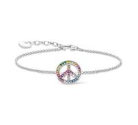 THOMAS SABO - Bracciale Segno della Pace Multicolore A2071-318-7-L19V - - Accessories - Donna - Multicolore - ONE SIZE