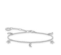 Thomas Sabo Bracciale con Stella e Luna, in Argento Sterling 925 e Argento, Argento, A1994-051-14-L19v