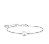 Thomas Sabo Bracciale trifoglio foglia oro, argento sterling 925, lunghezza 16-19 cm