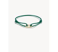 Thomas Sabo - Bracciale verde scuro e tonalità oro giallo 23CM