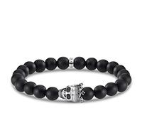 Thomas Sabo Braccialetto Unisex Sterlina Obsidian A1940-705-11-L19,5