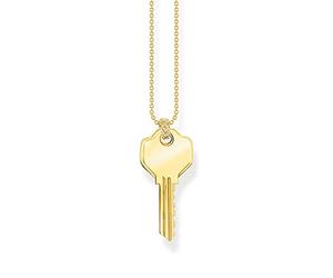 Thomas Sabo - Catena per collana argento sterling Non un gioiello Donna, Oro, 45cm - KE2129-413-39-L45V