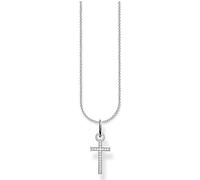 Thomas Sabo - Catena per collana argento sterling zirconia_cubica Donna, Argento, 38cm - 42cm - SCKE150301