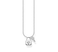 Thomas Sabo - Catena per collana argento sterling zirconia_cubica Donna, Argento, 40cm-45cm - KE2122-051-14-L45V