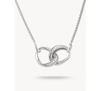 Thomas Sabo catenina con zirconi bianchi in argento, bianco 45 cm