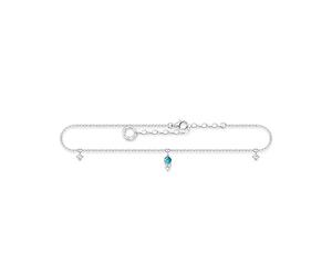 Thomas Sabo - cavigliera argento sterling zirconia_cubica Donna, Argento, one size - AK0026-405-17-L27V