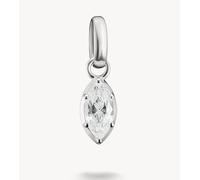 Thomas Sabo Connect Ciondolo Charm Birthstone Collection in Argento Sterling 925 Aprile CC1332-051-14