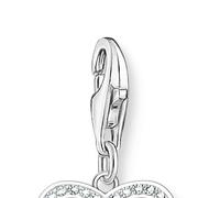 Thomas Sabo Charm Club 2203-051-14 - Ciondolo originale a forma di cuore con pietre bianche