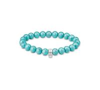 THOMAS SABO Charm Club Beads Bracciale in argento 925 riciclato