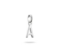 Thomas Sabo Charm Club Connect CC1207-001-21 - Ciondolo a forma di lettera A, in argento 925 riciclato