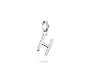 Thomas Sabo Charm Club Connect CC1214-001-21 - Ciondolo a forma di lettera H, in argento 925 riciclato