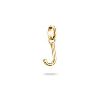 Thomas Sabo Charm Club Connect CC1216-413-39 - Ciondolo a forma di lettera J 18 carati, placcato oro riciclato 925