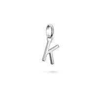 Thomas Sabo Charm Club Connect CC1217-001-21 - Ciondolo a forma di lettera K, in argento 925 riciclato