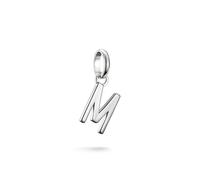 Thomas Sabo Charm Club Connect CC1219-001-21 - Ciondolo a forma di lettera M, in argento 925 riciclato