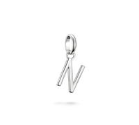 Thomas Sabo Charm Club Connect CC1220-001-21 - Ciondolo a forma di lettera N in argento 925 riciclato