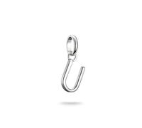 Thomas Sabo Charm Club Connect CC1227-001-21 - Ciondolo a forma di lettera U in argento 925 riciclato