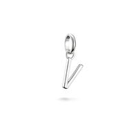 Thomas Sabo Charm Club Connect CC1228-001-21 - Ciondolo a forma di lettera V, in argento 925 riciclato