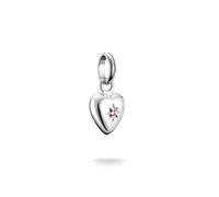 Thomas Sabo Charm Club Connect CC1234-011-10 - Ciondolo a forma di cuore con stella, in argento 925 riciclato