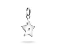 Thomas Sabo Charm Club Connect CC1238-051-14 - Ciondolo a forma di stella con pietra bianca
