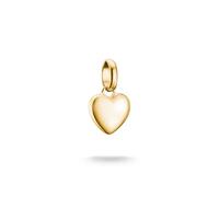 Thomas Sabo Charm Club Connect Charm Cuore Con Anello Placcato Oro 18k