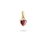 Thomas Sabo Charm Club Connect Charm Cuore Con Anello Placcato Oro 18k