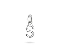 THOMAS SABO Charm Club Connect - Ciondolo a forma di lettera in argento 925 riciclato, One Size