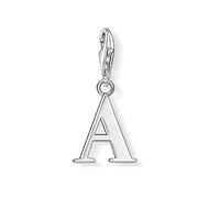 Thomas Sabo Charm Club Pendente da Donna a Forma di Lettera A in Argento Sterling 925 0175-001-12