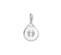 Thomas Sabo Charm Club Silver Zirconia Baby Footprint Charm 1692-051-14