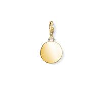 Thomas Sabo Charm Club Small Yellow Gold Engravable Coin Charm 1637-413-39