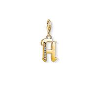 Thomas Sabo Charm Club Yellow Gold Silver Vintage H Letter Charm 1614-414-39