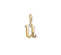 Thomas Sabo Charm Club Yellow Gold Silver Vintage U Letter Charm 1627-414-39