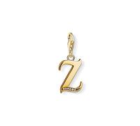 Thomas Sabo Charm Club Yellow Gold Silver Vintage Z Letter Charm 1632-414-39