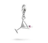 Thomas Sabo Charm Club Pendente da Donna a Forma di Cocktail in Argento Sterling 925 1802-013-27