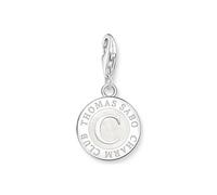 THOMAS SABO Charm moneta bianca riciclata argento Sterling 925 1998-007-14, misura unica, Argento sterling, Nessuna pietra preziosa